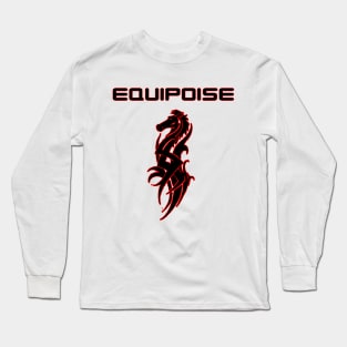 Equipoise - Red Outline Long Sleeve T-Shirt